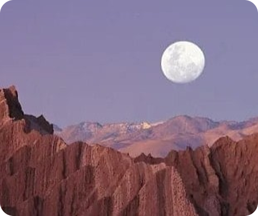 Luna llena en Ischigualasto